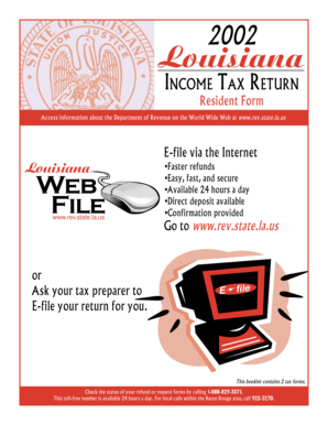 Louisiana Resident Individual Income Tax Return