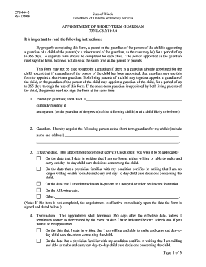 Illinois Short-Term Guardian Appointment