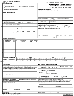 Dental Claim Form