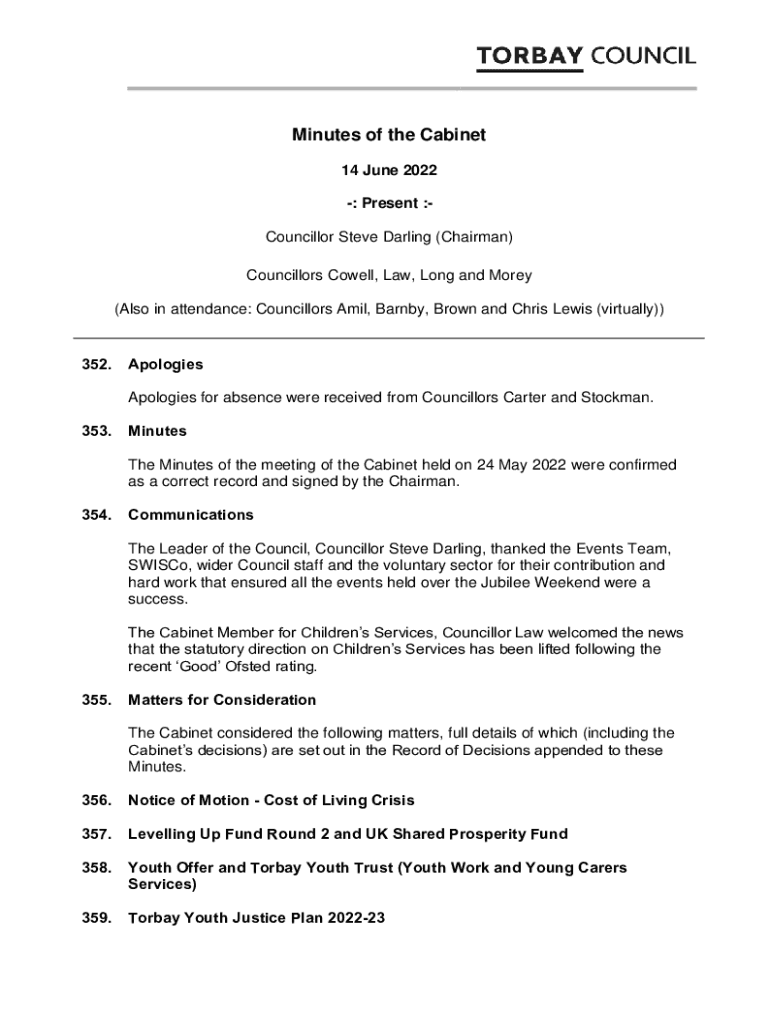 Fillable Online Councillors Cowell, Law, Long and Morey Fax Email Print