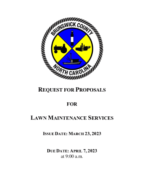RFP - Lawn Maintenance Services (Parks and Rec)
