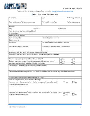 Fillable Online Please return the completed and signed form by email to ...