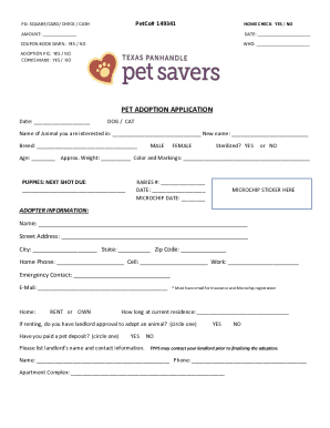 Fillable Online Petco Love, formerly The Petco Foundation - A Nonprofit ...
