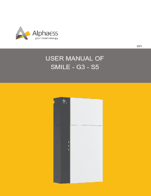 USER MANUAL OF SMILE - G3 - S5