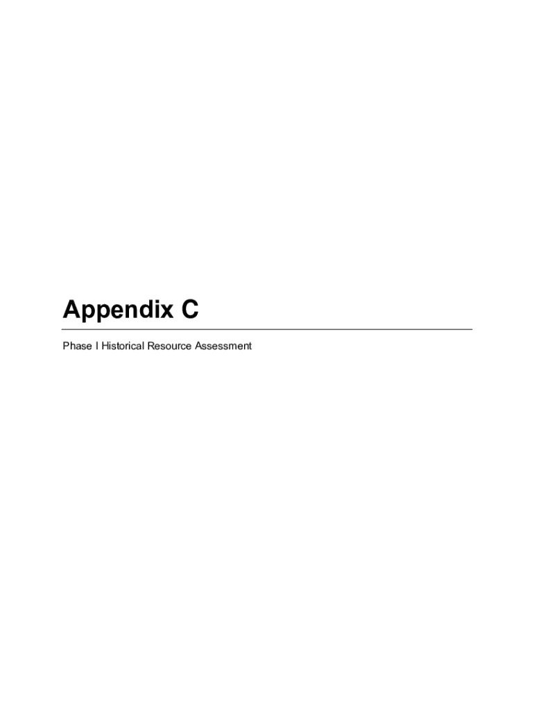 Fillable Online Appendix C - Los Angeles City Planning Fax Email Print ...