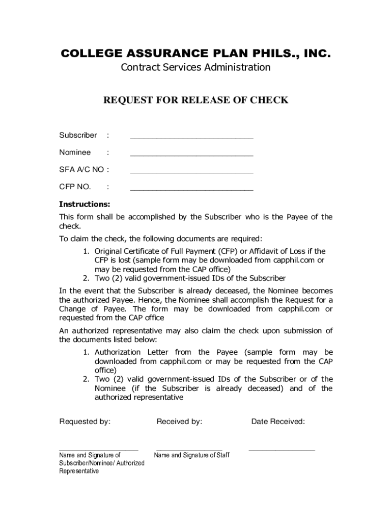 Fillable Online How To Claim Your CAP Partial Refunds (College