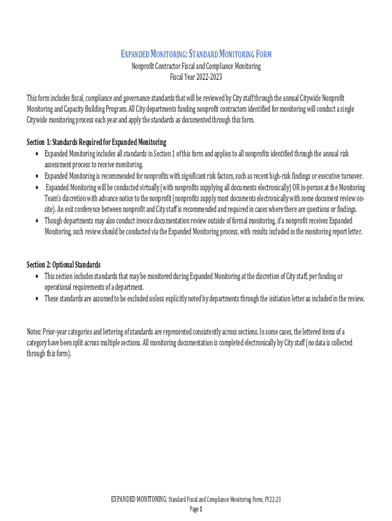 Fillable Online Investment Compliance Monitoring United States Fax