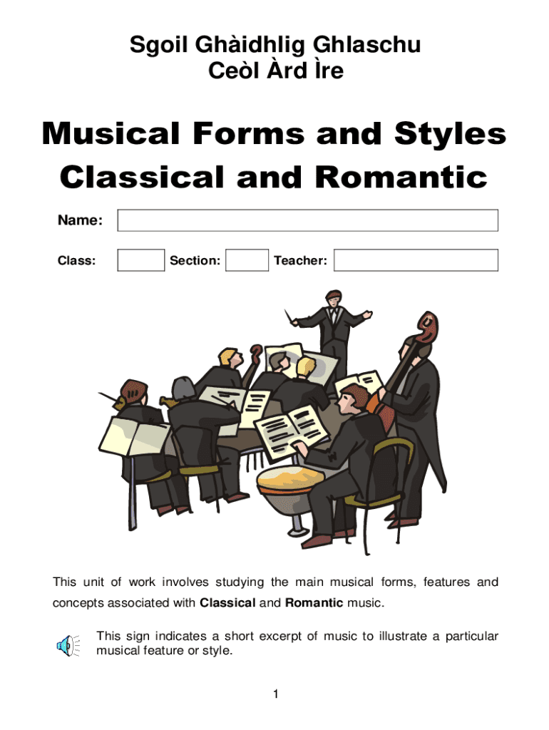 Fillable Online Musical form Fax Email Print - pdfFiller