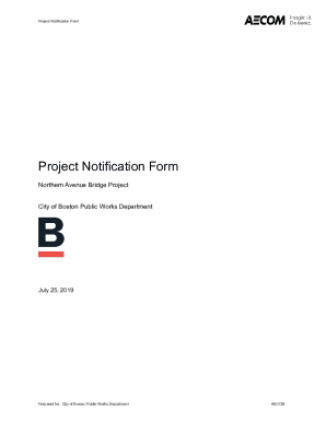 Fillable Online EXPANDED PROJECT NOTIFICATION FORM ARTICLE ... Fax ...