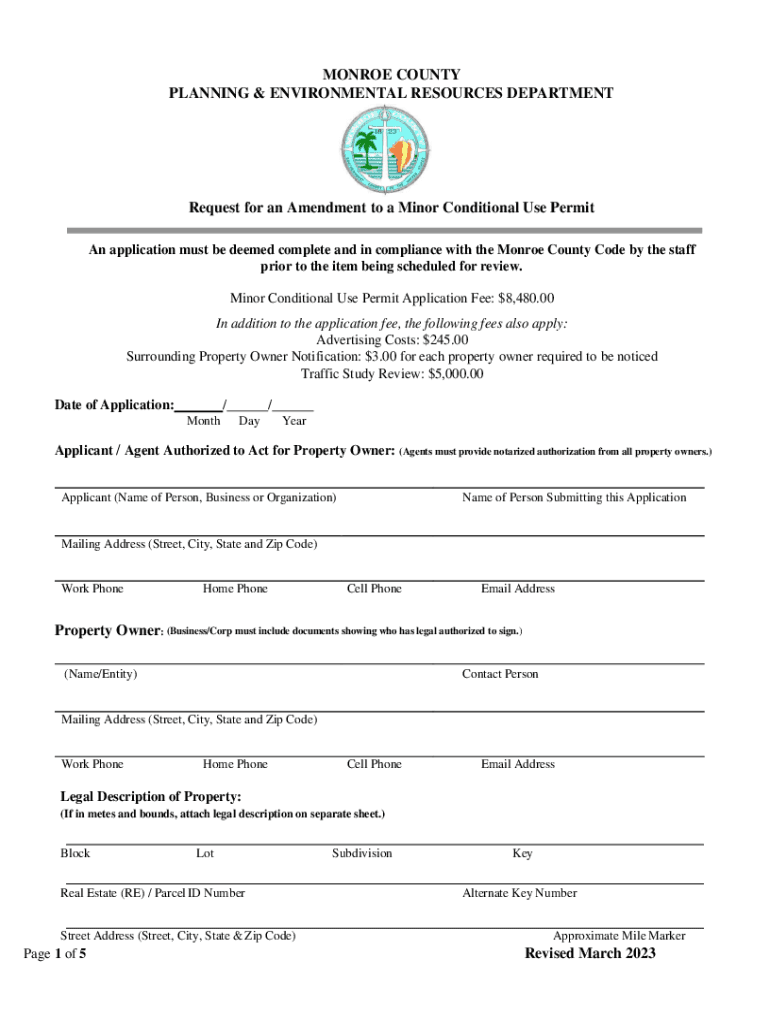 Fillable Online Monroe County Zoning Department Fax Email Print pdfFiller