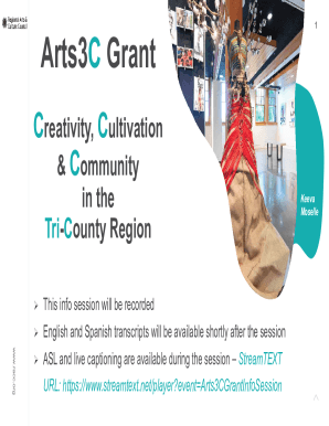 Minimal presentation template