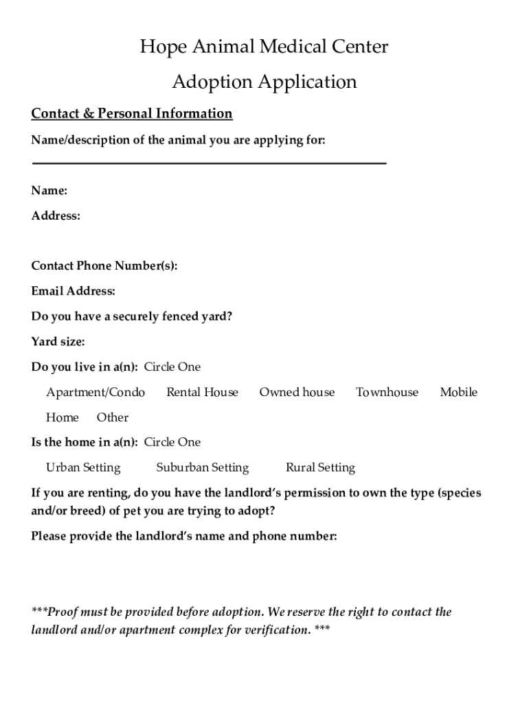 Fillable Online Forms - HOPE Fax Email Print - pdfFiller