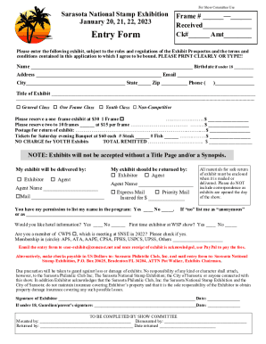 Sarasota National Stamp Exhibition