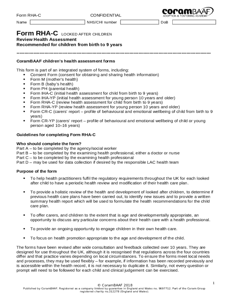 Children's Health Care Quality Measures Doc Template | pdfFiller