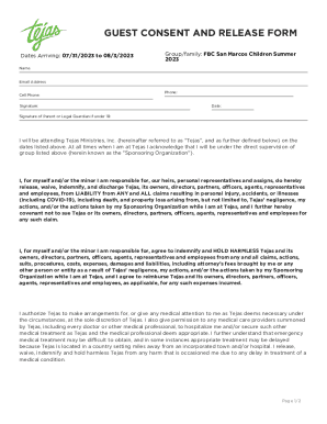 Fillable Online Group/family: FBC San Marcos Children Summer Fax Email ...