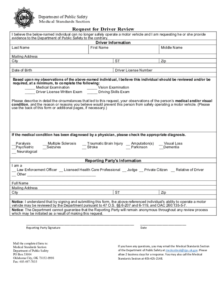 Fillable Online Medical standards for passenger (Class D) and