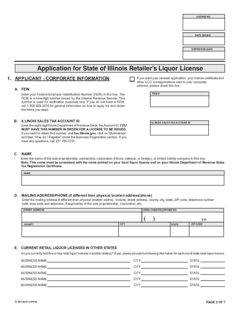 Illinois Liquor Control and Alcoholic Beverage Information Preview on Page 1