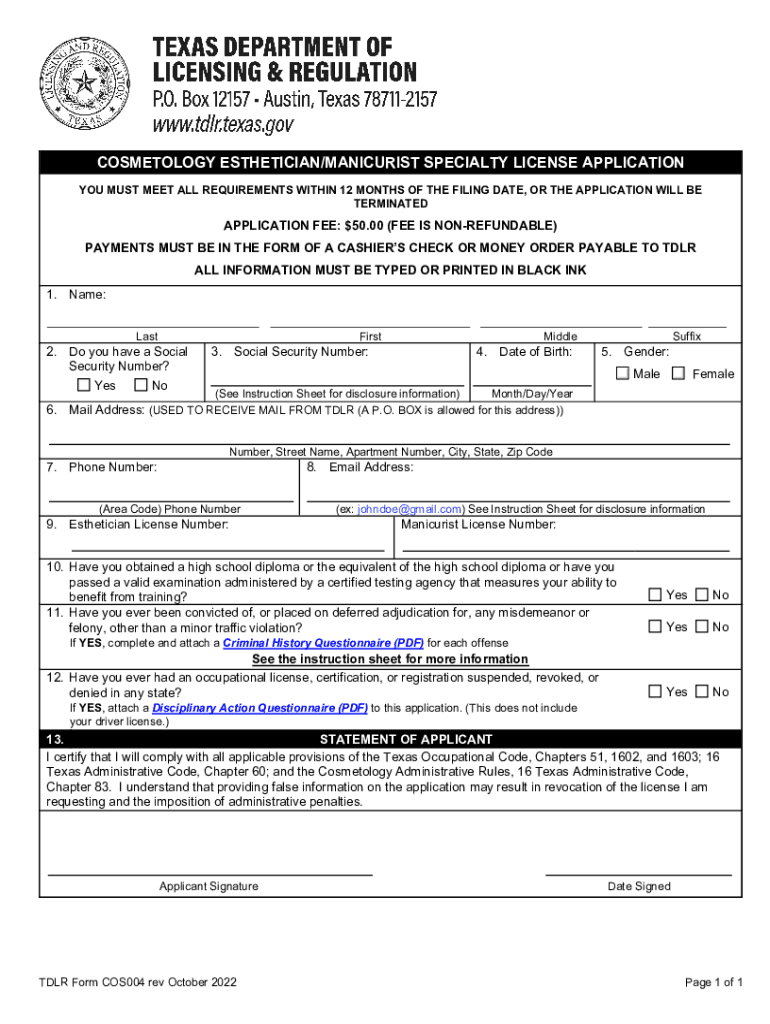 CosmetologyDepartment of State - NY Preview on Page 1