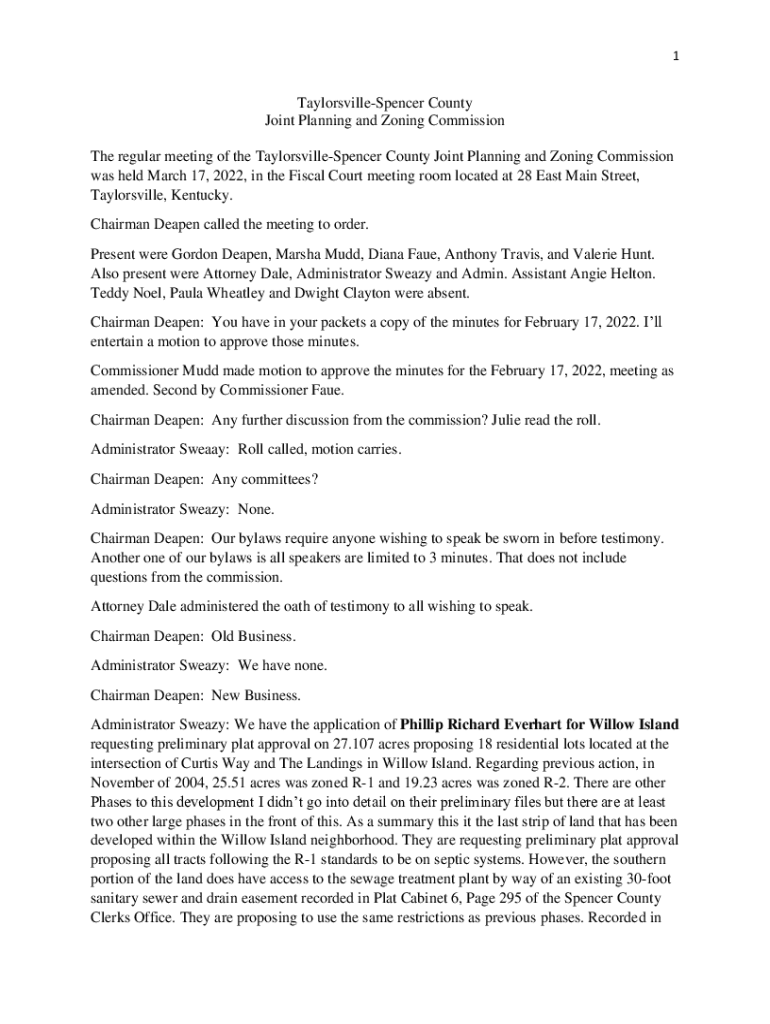 Fillable Online Joint Planning and Zoning Commission Fax Email Print