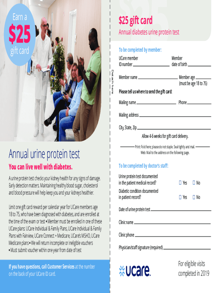 Fillable Online Annual urine protein test Fax Email Print pdfFiller