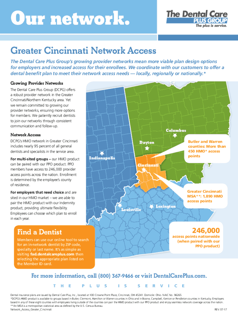 Fillable Online The Dental Care Plus Group, A DentaQuest Company Fax