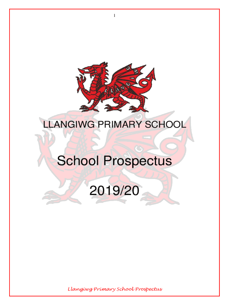 Fillable Online Inspection report Llangiwg Primary School 2019 Estyn