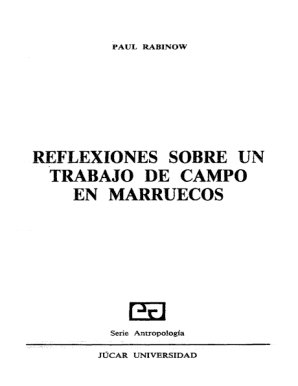 REFLEXIONES SOBRE UN TRABAJO DE CAMPO EN MARRUECOS