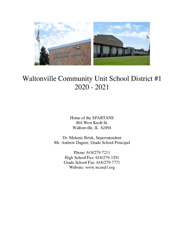 Fillable Online Waltonville Community Unit School District No. 1