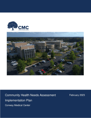 Fillable Online Conway Medical Center will engage key community ...