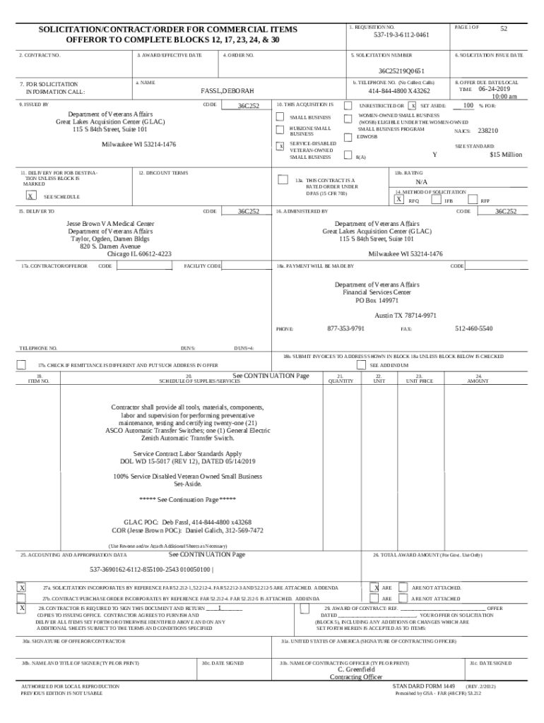 Part 1 VA Vendor Portal Doc Template pdfFiller