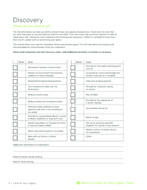 Financial and legacy planning for farmers and ranchers