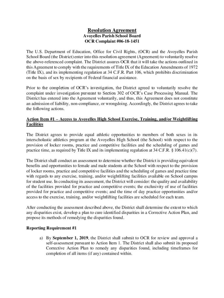 Fillable Online www2 ed Avoyelles Parish School Board (PDF). Resolution