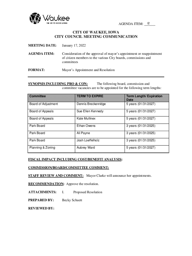 Fillable Online Appointment Citizen Boards.doc Fax Email Print