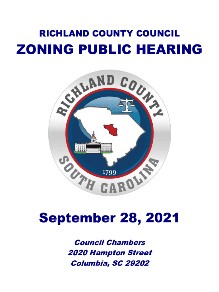 Fillable Online County Council to Discuss Zoning at Virtual Hearing Fax