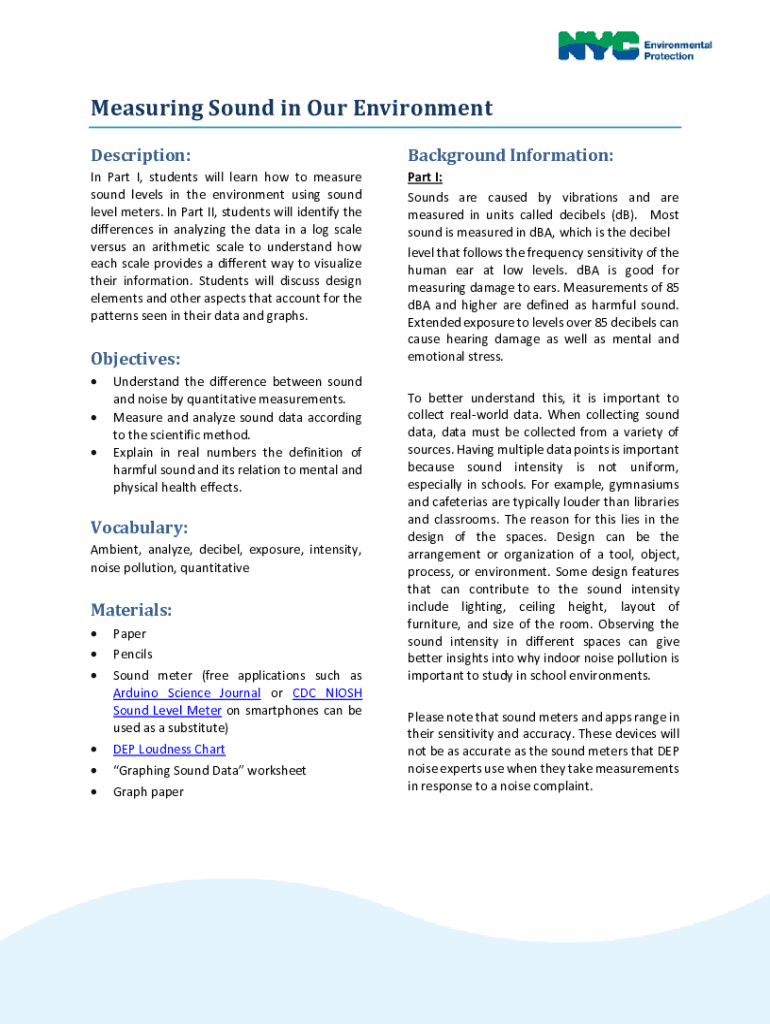 Fillable Online NIOSH Sound Level Meter App Noise and Occupational
