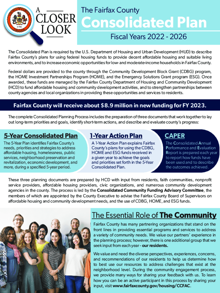 Fillable Online Consolidated Plan Fax Email Print pdfFiller