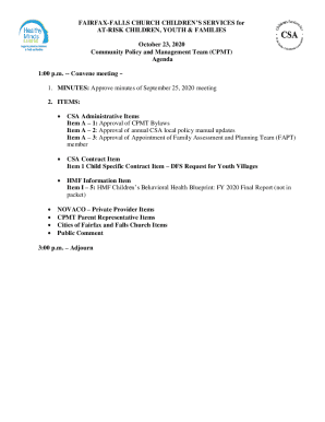 FAIRFAX-FALLS CHURCH CHILDREN'S SERVICES for