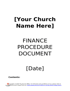 McLean Church Finance Services page