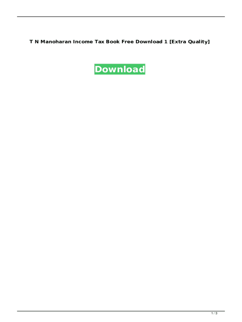 T N Manoharan Income Tax Book Free Download 1 Extra Quality Preview on Page 1