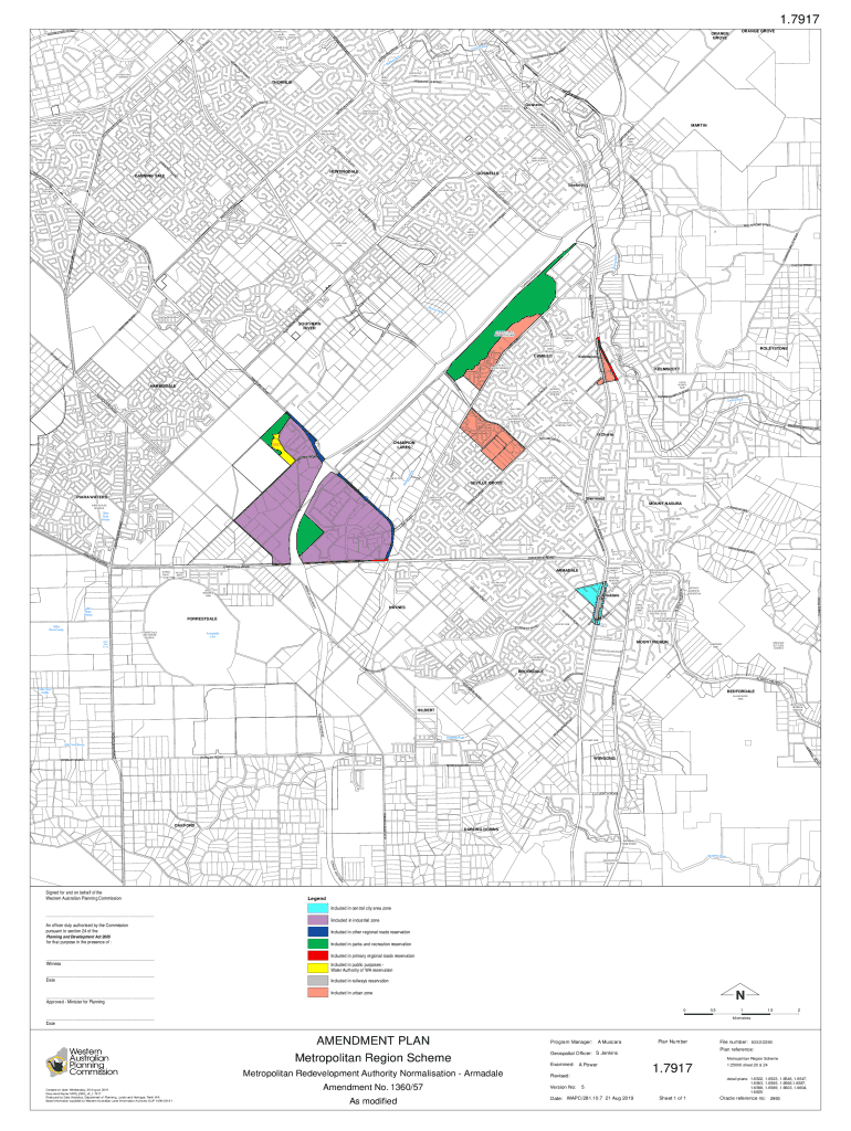 Fillable Online Metropolitan Region Scheme AMENDMENT PLAN Fax Email