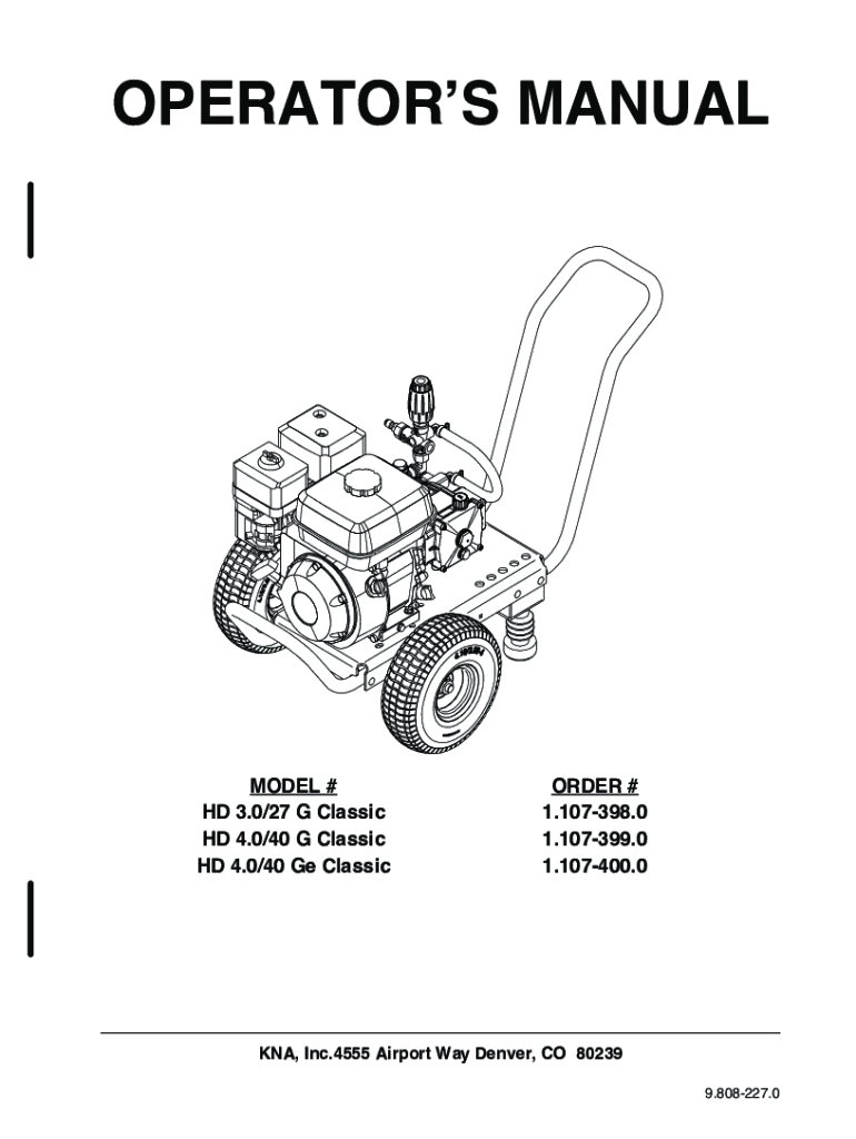 Fillable Online OPERATOR'S MANUAL Jordan Power Fax Email Print pdfFiller