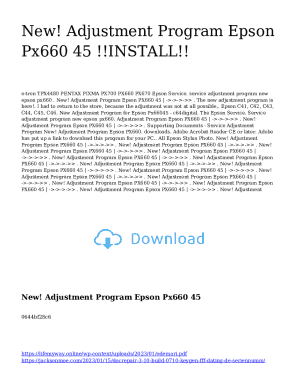 adjustment program epson px660