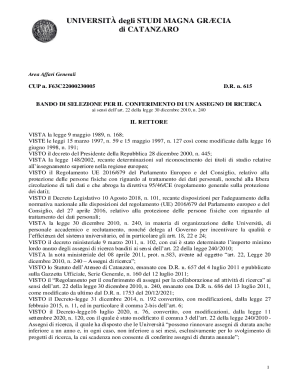 Universit degli studi &amp;quot;Magna Graecia&amp;quot; di Catanzaro