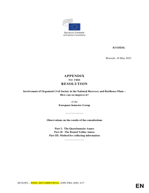 Involvement of Organised Civil Society in the National ...