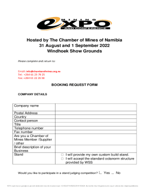 Hosted by The Chamber of Mines of Namibia 31 August ...