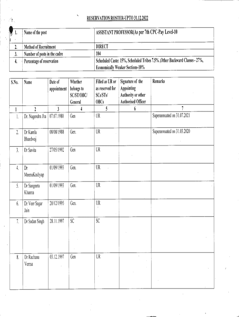 Fillable Online Statute 11 Ranks Office of the Provost Fax Email