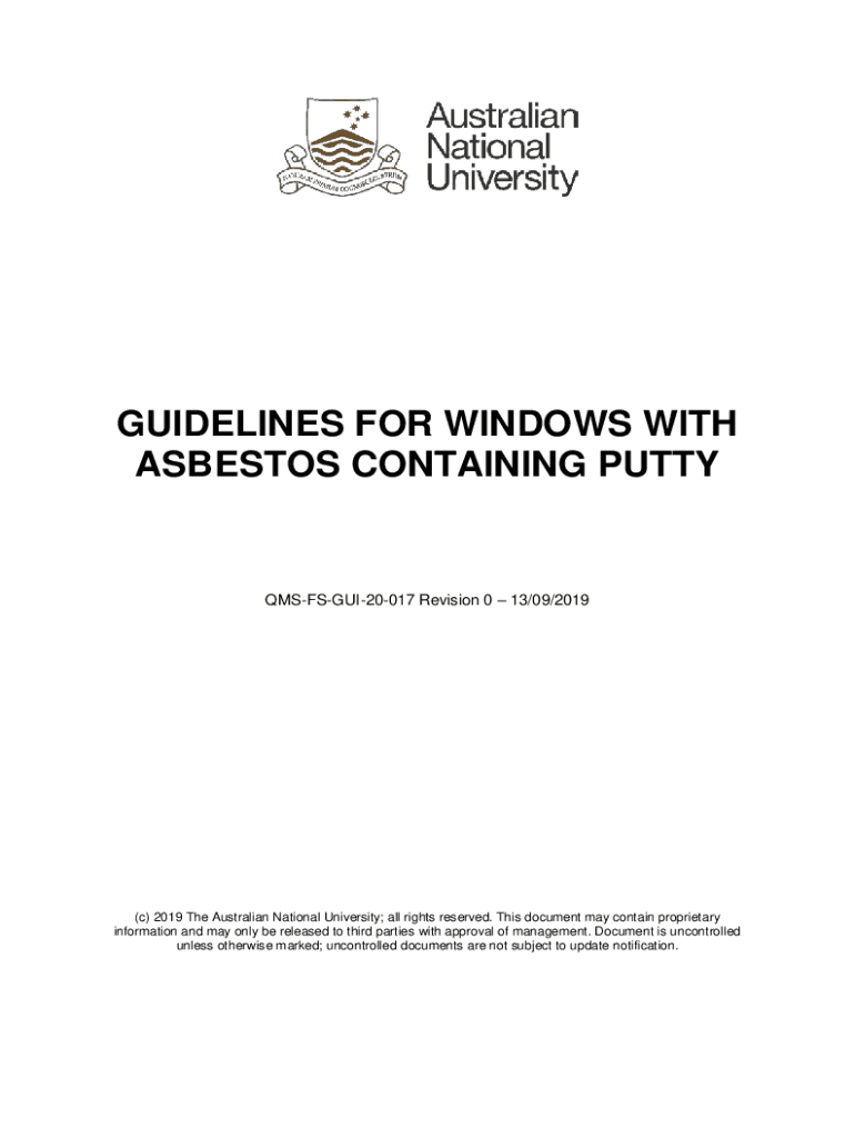Fillable Online How EPA's Asbestos Regulations Apply to Window Caulk, Fax Email Print