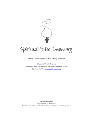 Spiritual Gifts Inventory Revised.doc