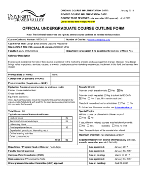 Course Code and Number: MEDA 222