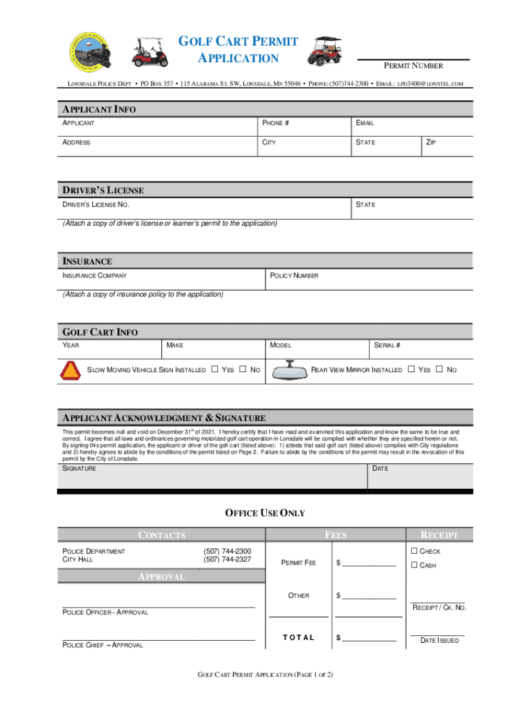 Fillable Online Lonsdale Police Department, 115 Alabama St SW Fax